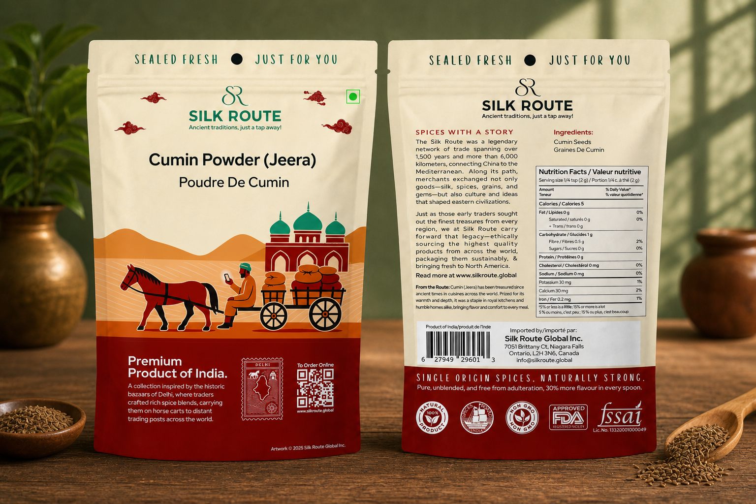 Spice pack — Delhi, the crossroads route