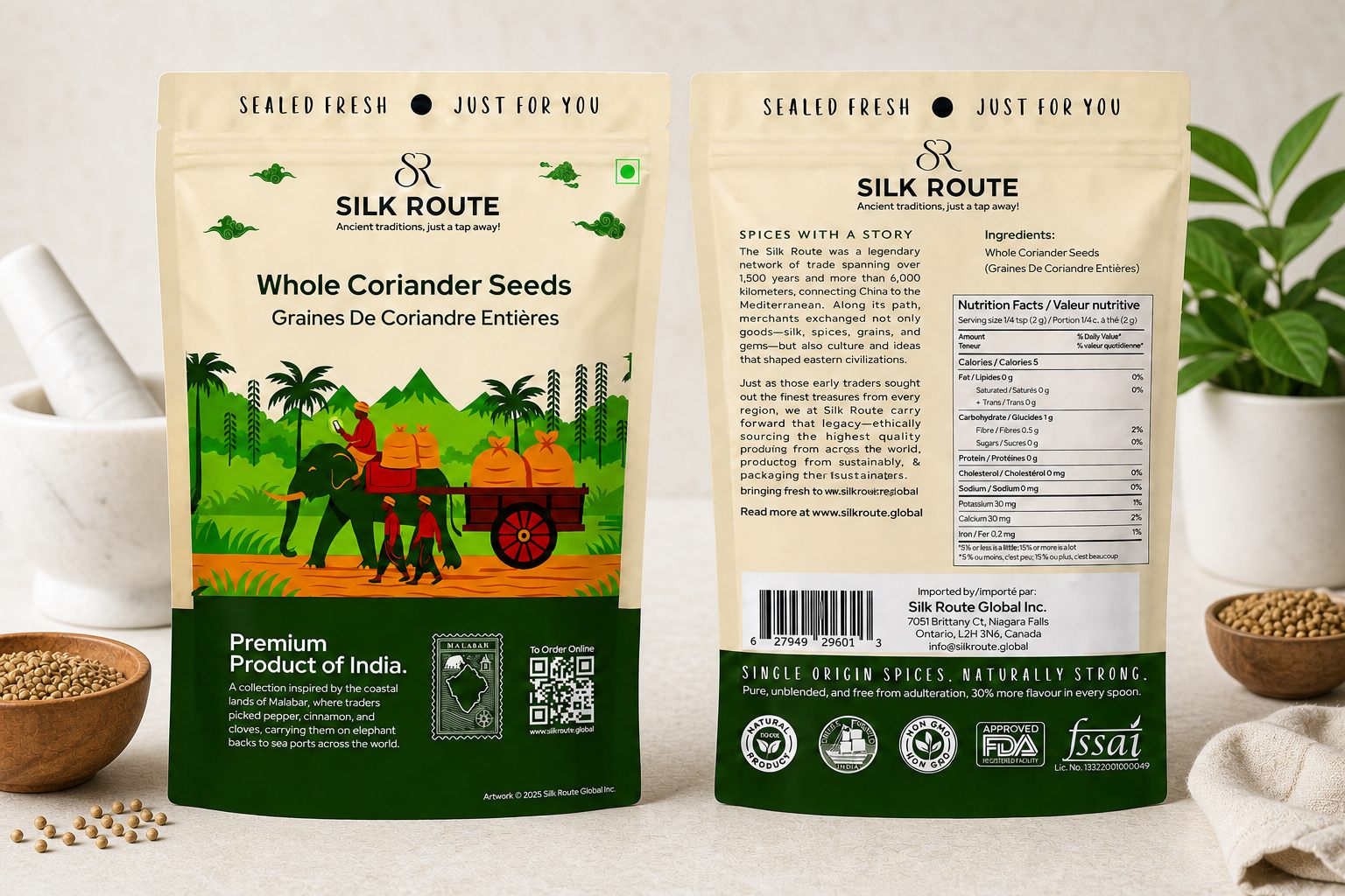 Spice pack — Coastal route, Malabar